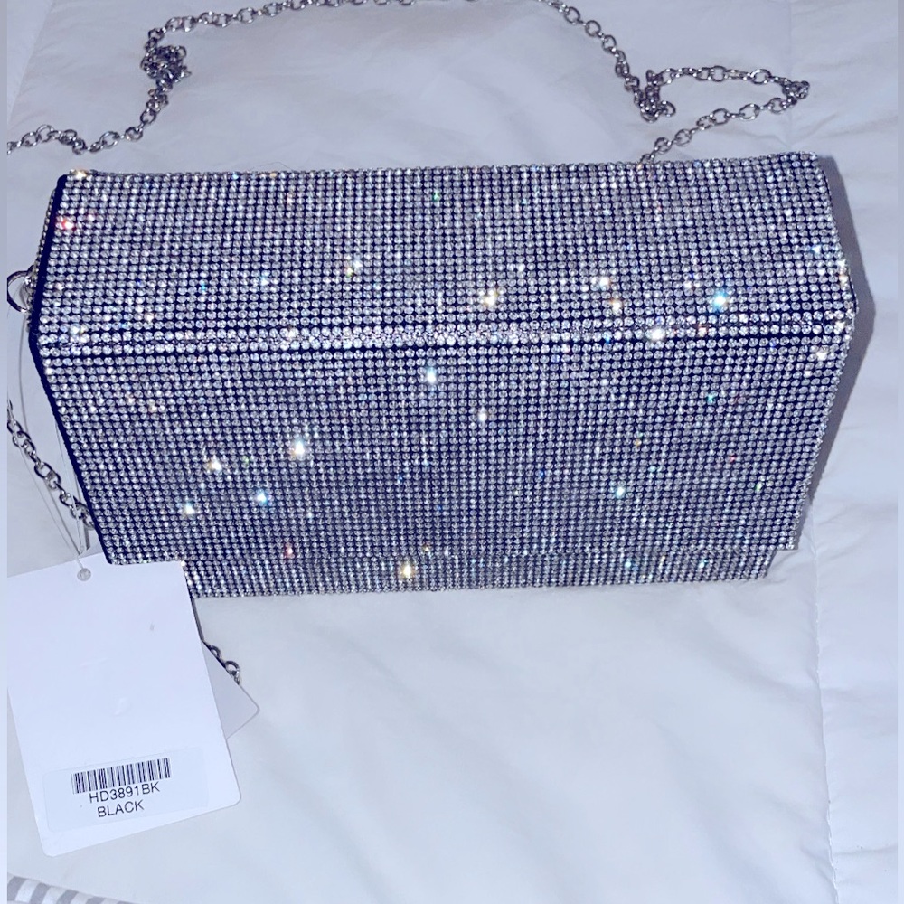 J Mini RHINESTONE Box purse